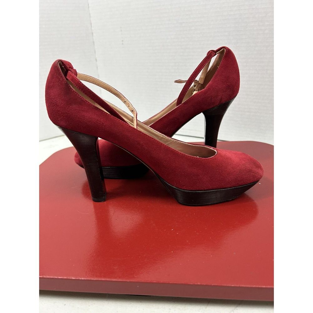 Kate‎ Spade New York Womens Red Patent Heels Mary Janes Shoes Size 8.5B Italy - Picture 8 of 12